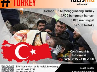 Mari Bantu Korban Bencana Turkey